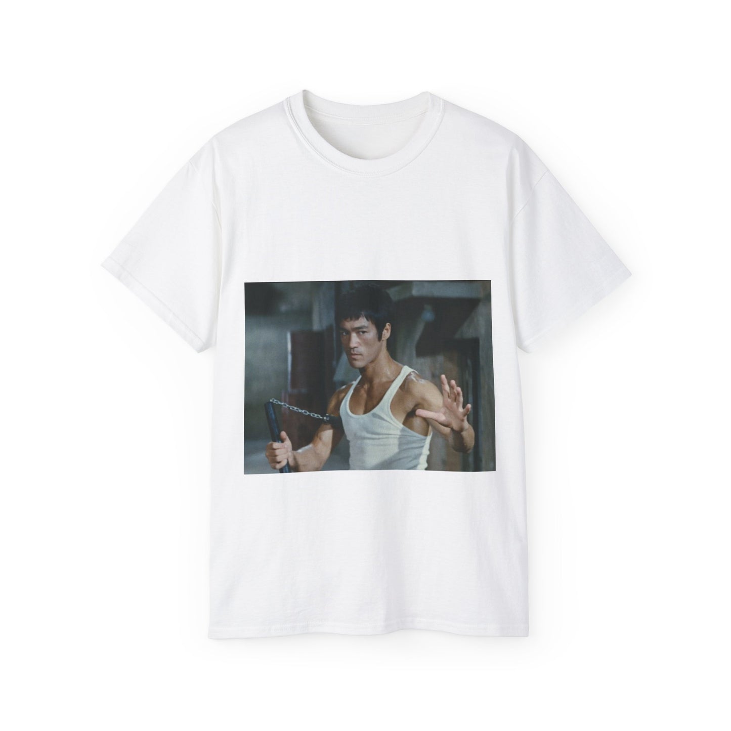 Bruce Lee Martial Arts  Unisex Cotton Tee