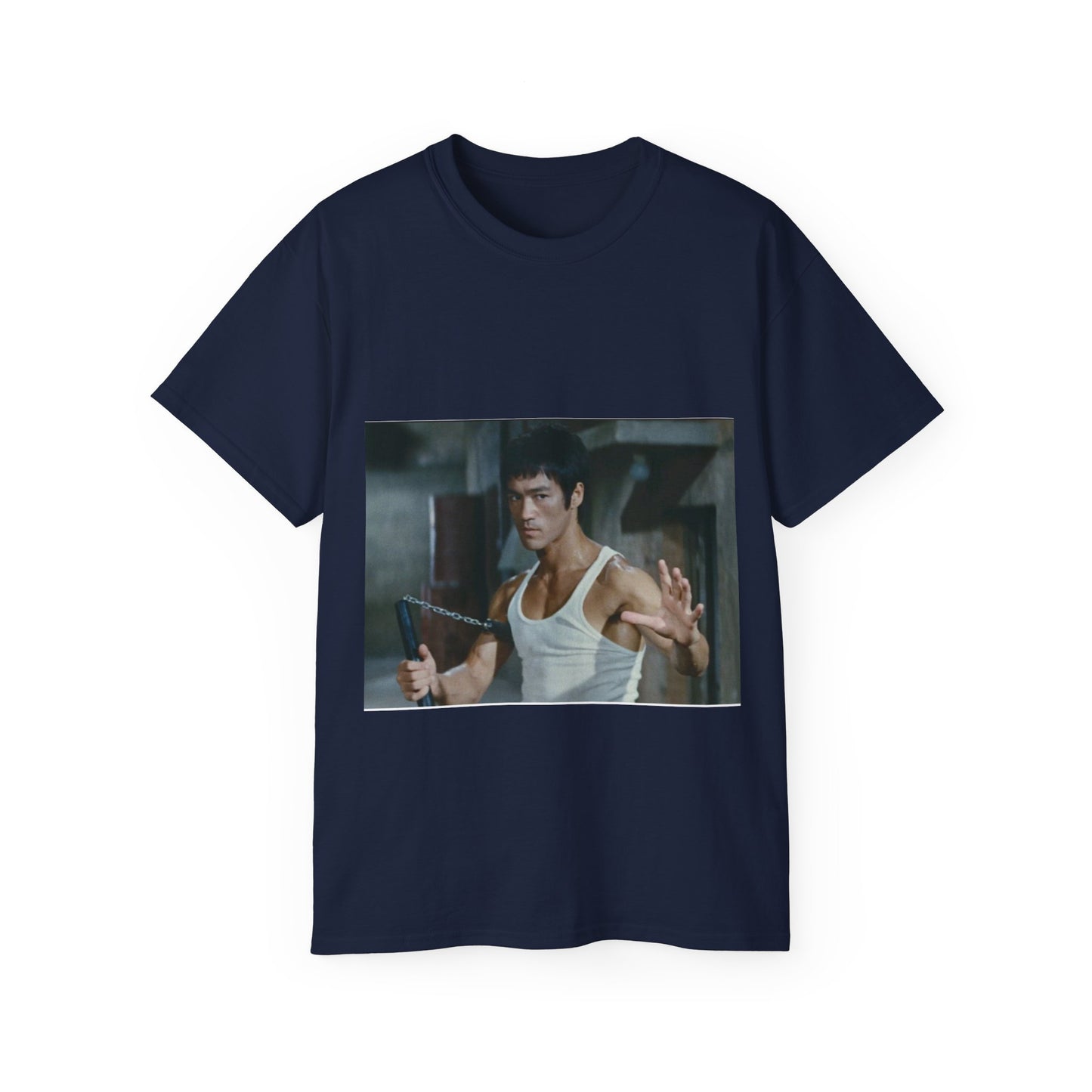 Bruce Lee Martial Arts  Unisex Cotton Tee